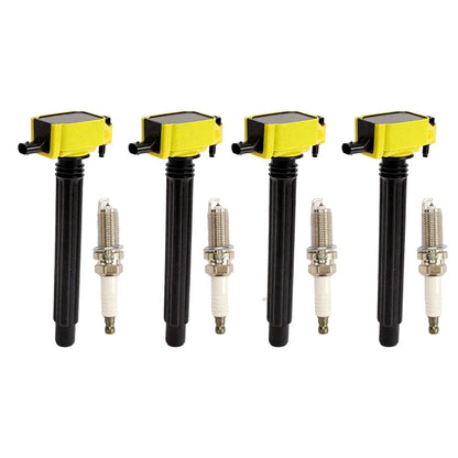 Ignition Coil and Spark Plug Kit for Jeep Cherokee Compass Ram ProMaster City (2014–2022) - 18100965, C2054, UF751