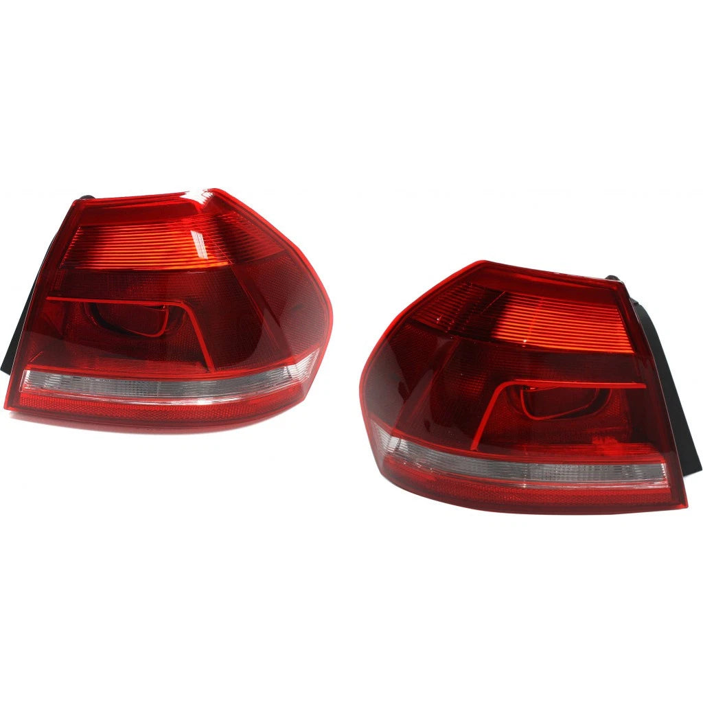 Tail Light Pair for Volkswagen Passat (2012–2015) PLX-M0-11-6802-00-CL360A55, VW2804108, VW2805108