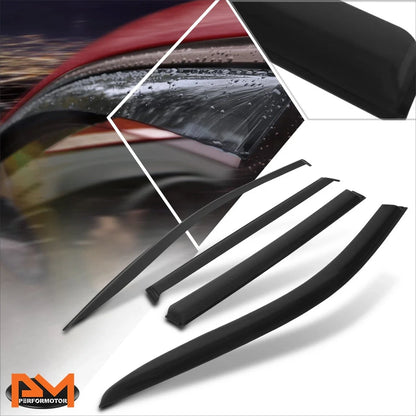 Set of 4 Side Window Visors for Jeep Compass (2017–2024)