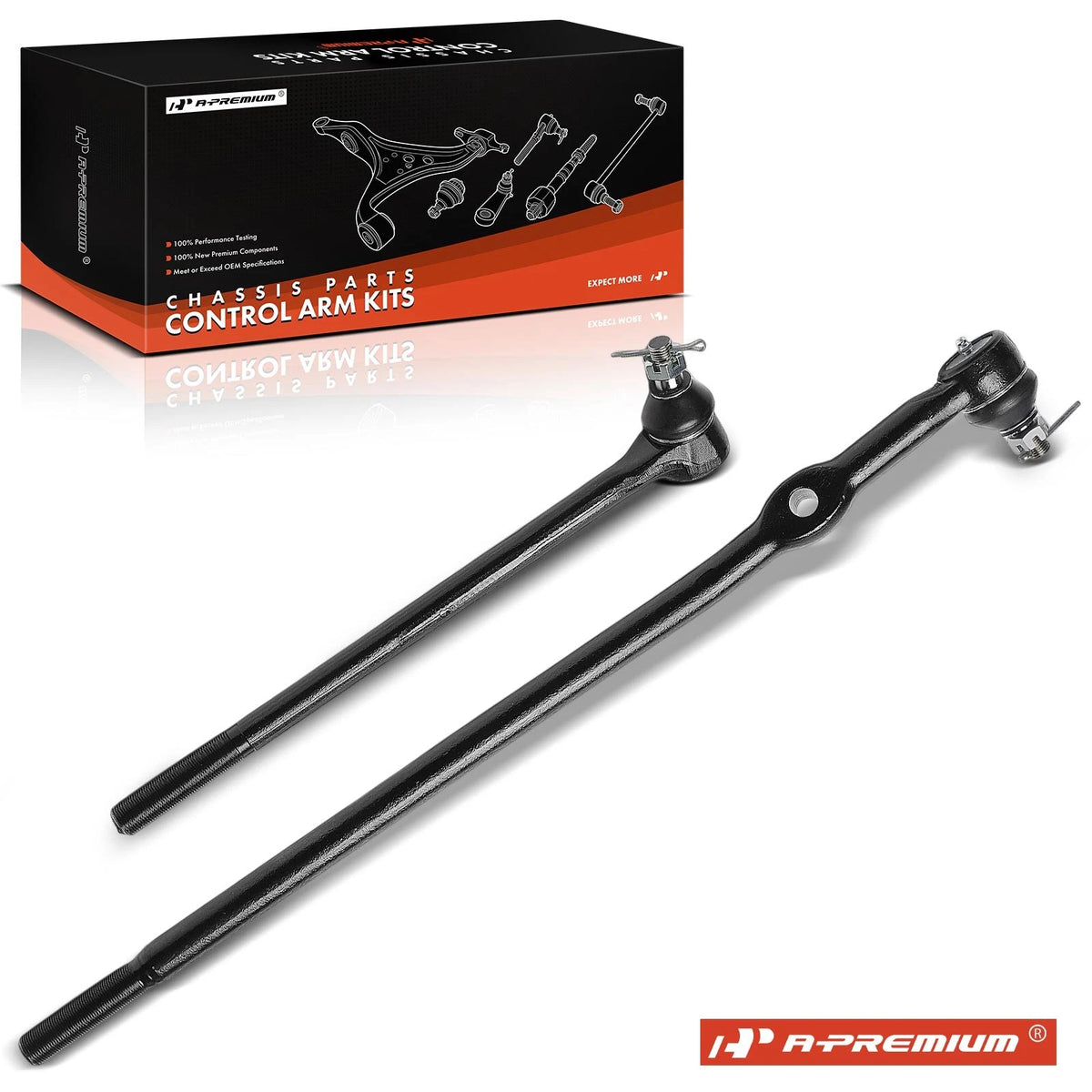 2X Front Inner Tie Rod End for Ford Ranger Bronco II Mazda B2300 B4000 (E9TZ3A130A, F2TZ3A130E, ZZM032250)