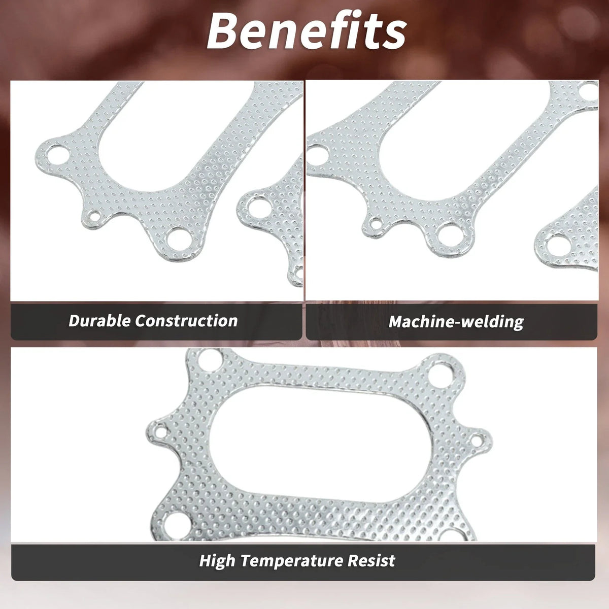 2 Pcs Exhaust Manifold Header Gasket for Honda Odyssey (2008–2020) No. 18115R70A01