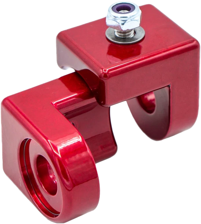 Set of 2 Red Bar Light Mounts for Santoro Fabworx SF70021