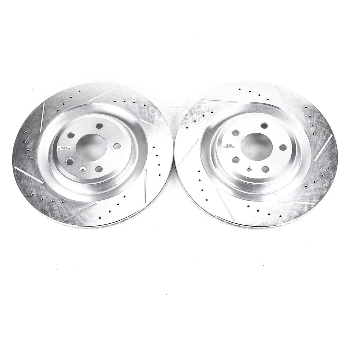 Set of 2 EBR1205XPR Powerstop Brake Discs for Audi S7 A8 Quattro S6 S8 (2011–2018)