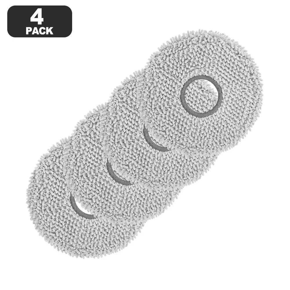 Set of 4 Microfiber Mop Pads for Neatsvor U1 Plus Robot Vacuum Cleaner