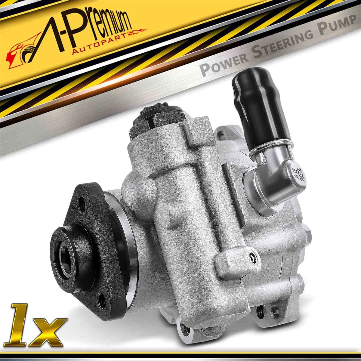 Power Steering Pump for Audi A4, A4 Quattro (2005–2007) 8E0-145-153-H, 8E0-145-155-P
