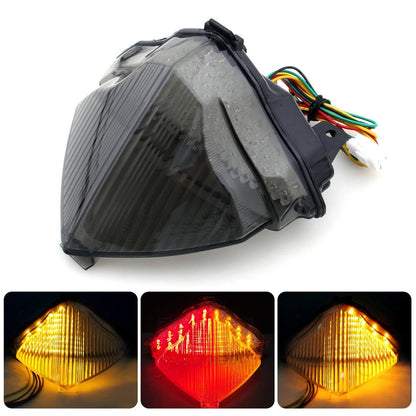 Integrated LED Tail Light Turn Signals for Yamaha YZF 1000 R1 (2004–2006) TL-348-Smoke