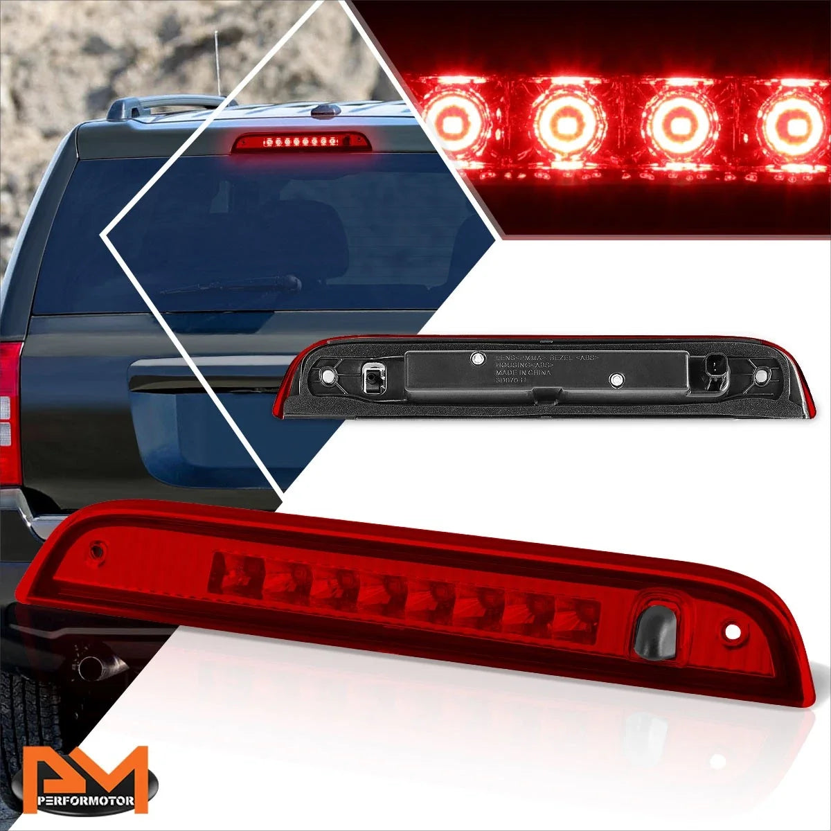 Full LED Third Brake Light for Jeep Patriot (2007–2017)