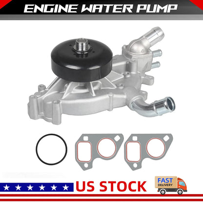 Engine Water Pump w/ Thermostat for Chevy GMC Silverado Sierra (2007–2014)