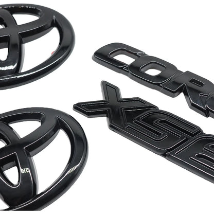 Overlay Emblem for Corolla XSE (2020–2025) PT948-02202-02 Gloss Black