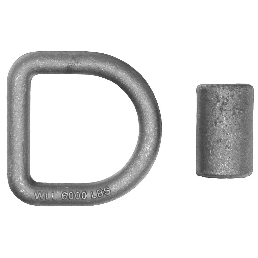 5/8" Weld On D-Ring Tie Down for Trailer Truck (18K Rated)
