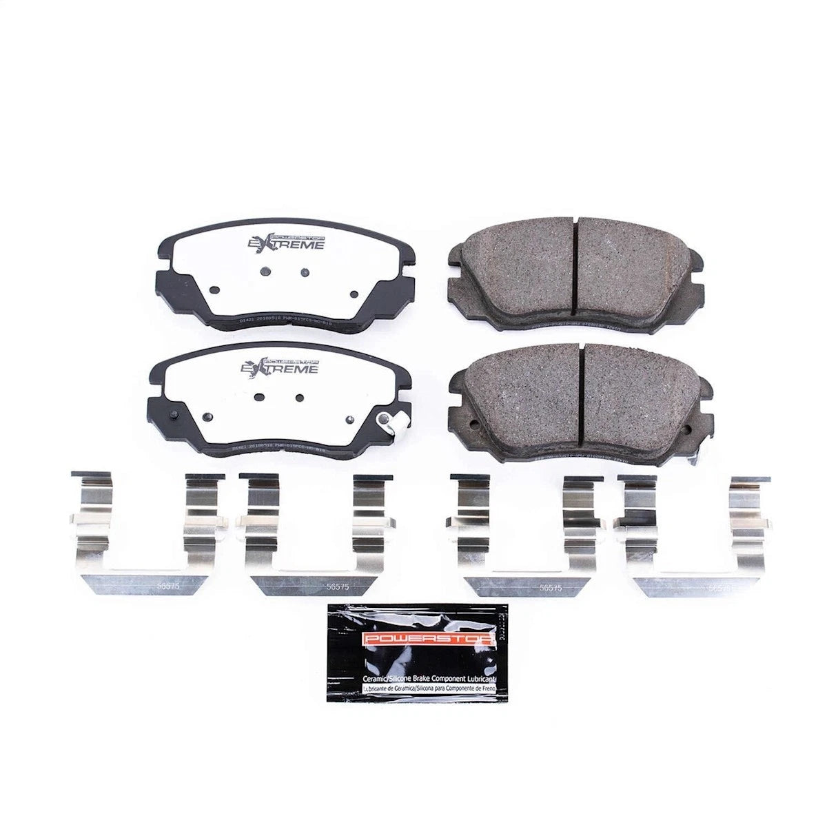 2X Z26-1421 Powerstop Brake Pad Set Front for Chevy Impala (2010–2020)