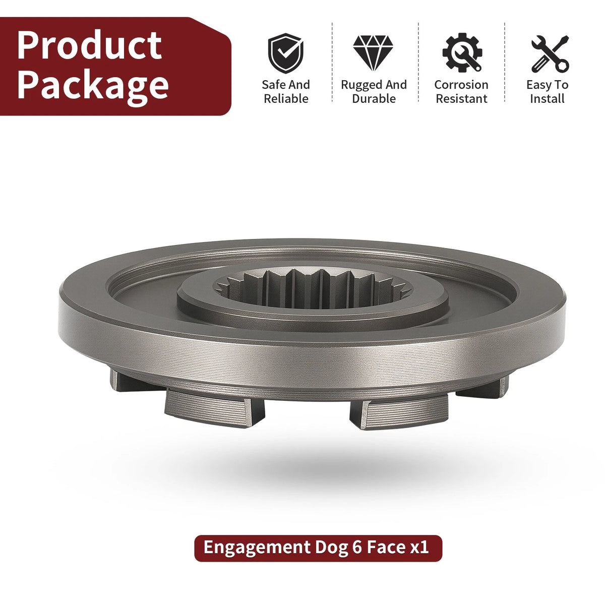6 Face Engagement Dog for Polaris Sportsman 700 (2002–2007) 3233875