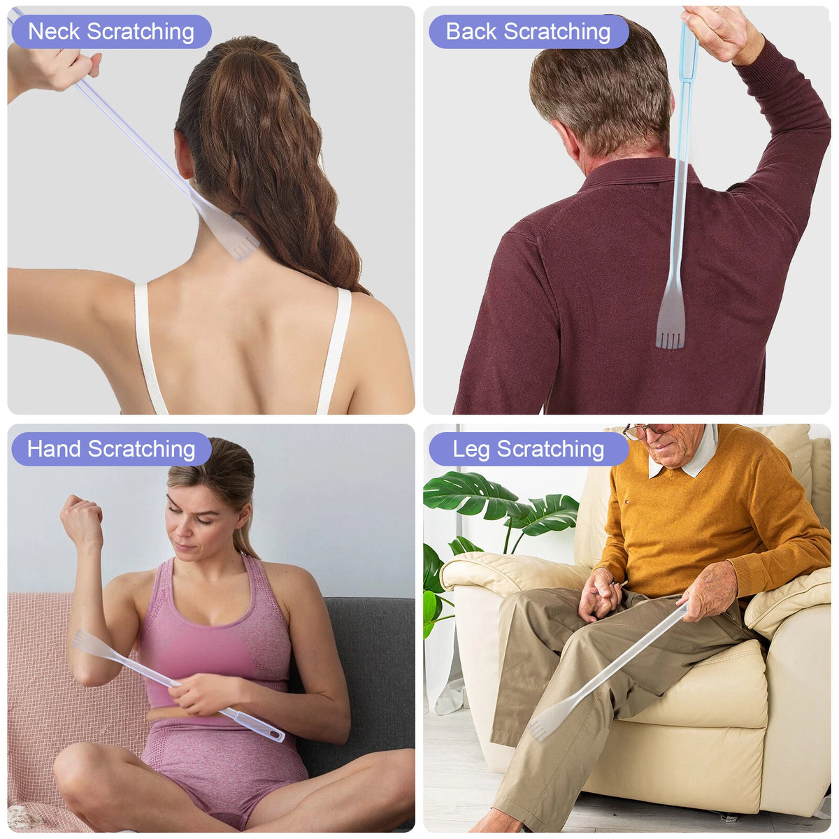 3Pcs Back Scratcher for Men Women