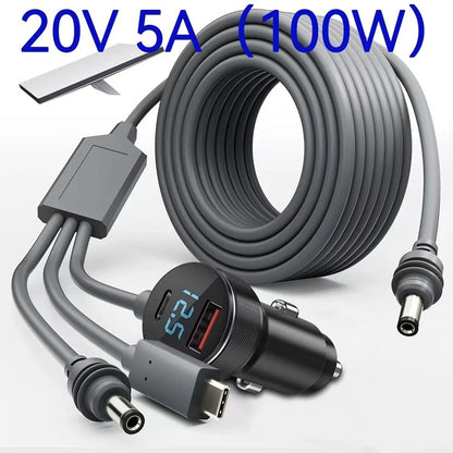 3-in-1 Power Cord for Starlink Mini RV Truck Marine (12V-48V)