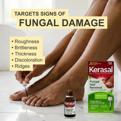 Kerasal Renewal Nail Repair Solution with Tea Tree Oil for Nail Care (Pack of 1)
