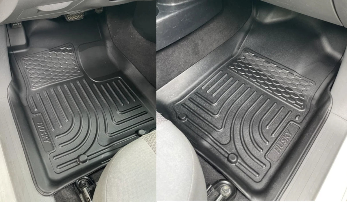 Set of 2 Husky Liner WeatherBeater Front Floor Liners for Toyota Tacoma (2005–2015) 13941