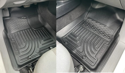 Set of 2 Husky Liner WeatherBeater Front Floor Liners for Toyota Tacoma (2005–2015) 13941