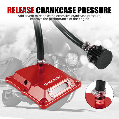 Vented Transmission Top Cover for Harley M8 Street Glide FLHX FLHXS (2017–2024)