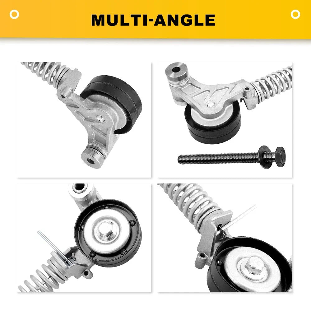Belt Tensioner with Pulley for Buick Encore (2013–2021), Chevrolet Cruze (2011–2015), Sonic (2012–2020)