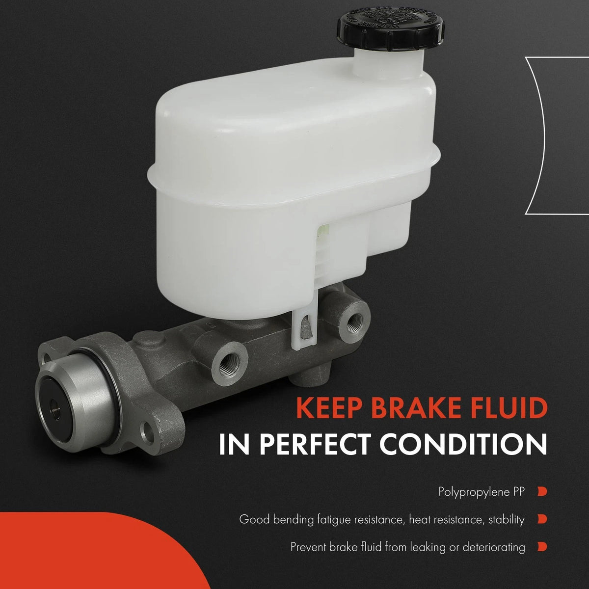 Brake Master Cylinder with Reservoir & Sensor for Ford E-150 (2009–2014) 68192625AA, M630943