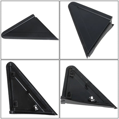 Black Plastic Mirror Flag Applique for Dodge Grand Caravan (2008–2020)