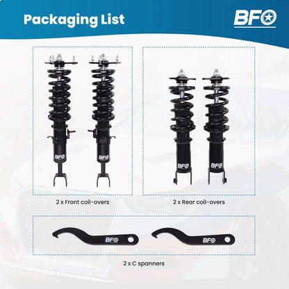 Coilover Lowering Kit for Nissan 350Z / Infiniti G35 (2003–2009) RWD