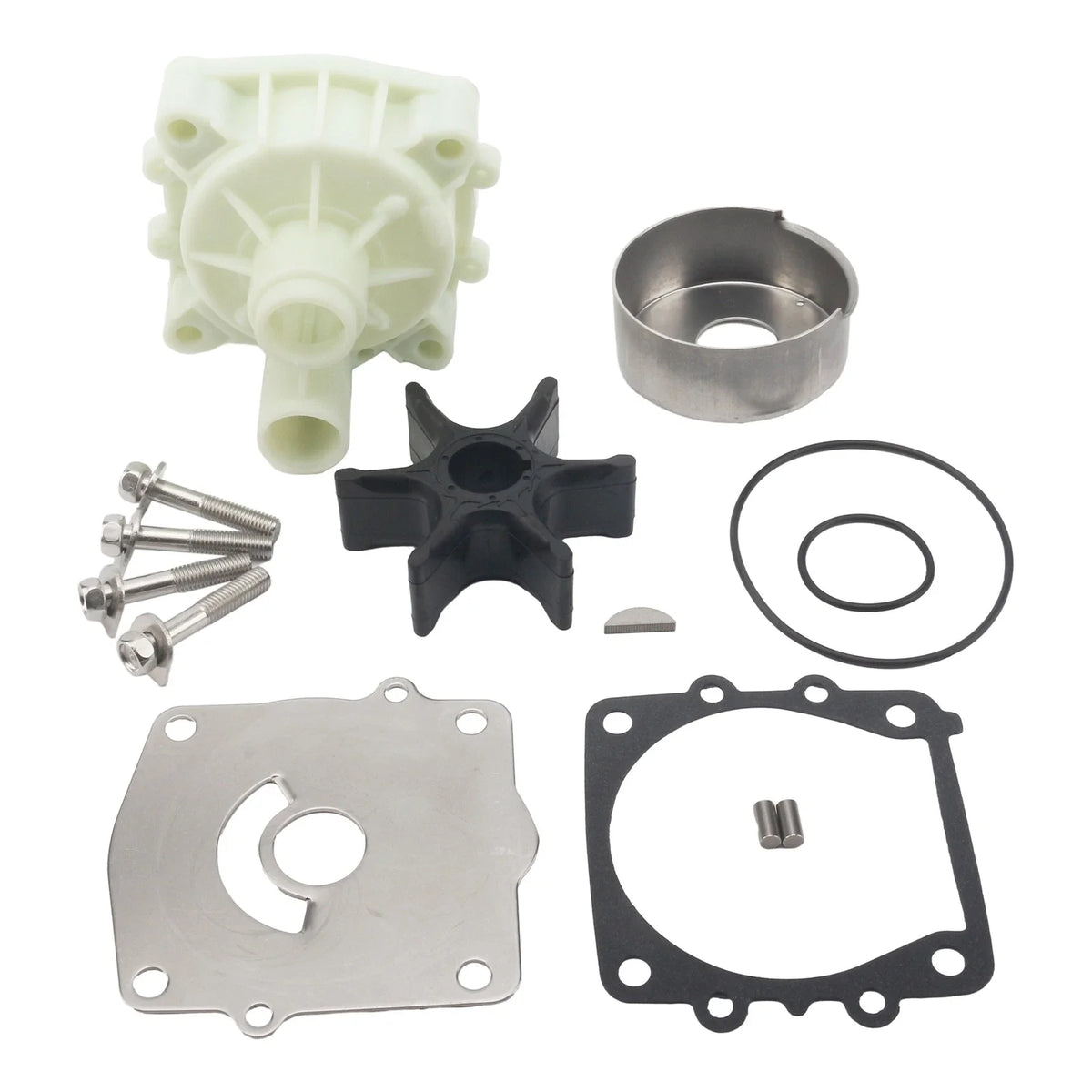 Water Pump Impeller Repair Kit for Yamaha Outboard (18-3396-1, 18-3396)