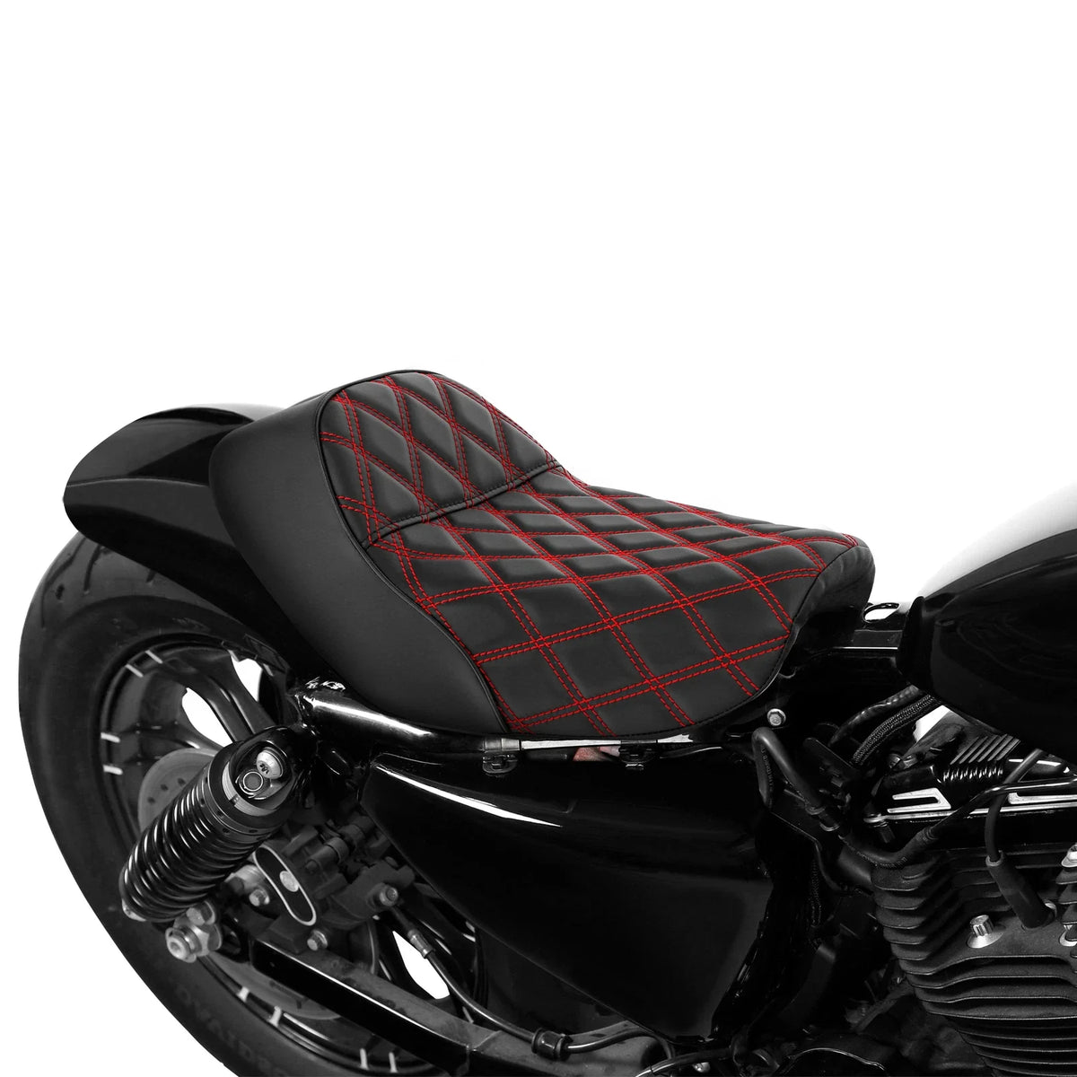 Rider Solo Seat Cushion for Harley Sportster XL883 1200 48 (2010–2022)