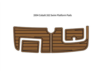 EVA Foam Swim Platform Step Pad for Cobalt 262 (2004) - Faux Teak Deck Mat