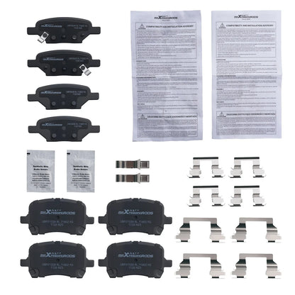 Ceramic Brake Pads Kit for Pontiac G5 (2007–2009) G6 (2006–2010) D1160
