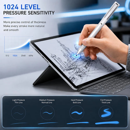 Pen for Surface Pro 11/10/9/8/X, Laptop/Book/Go/Studio (2023–2021)