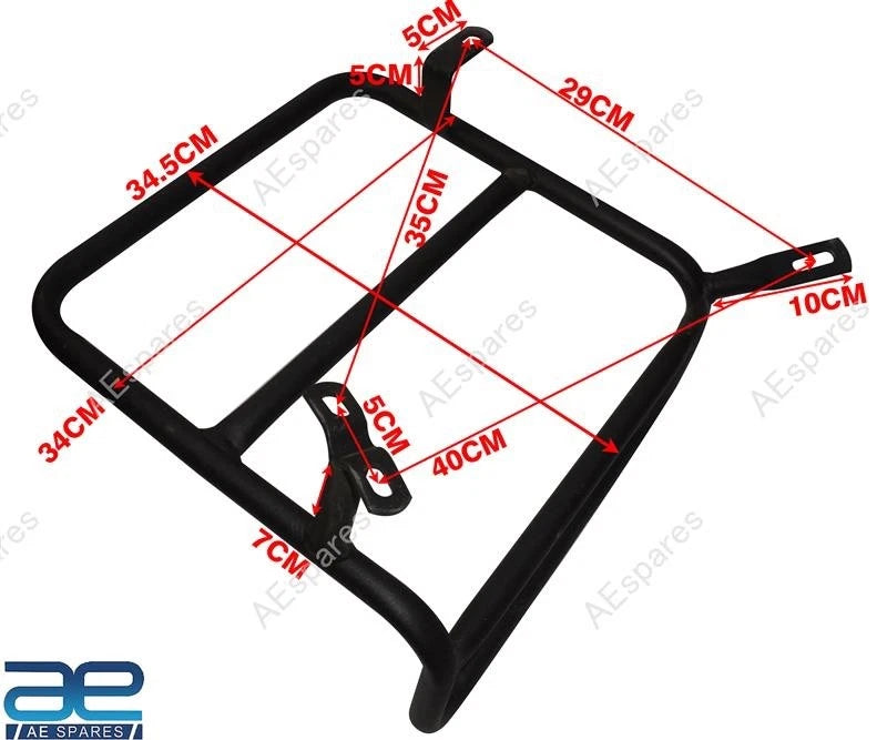 Set of 2 Military Pannier Fitting Frames for Royal Enfield Classic 350 500cc