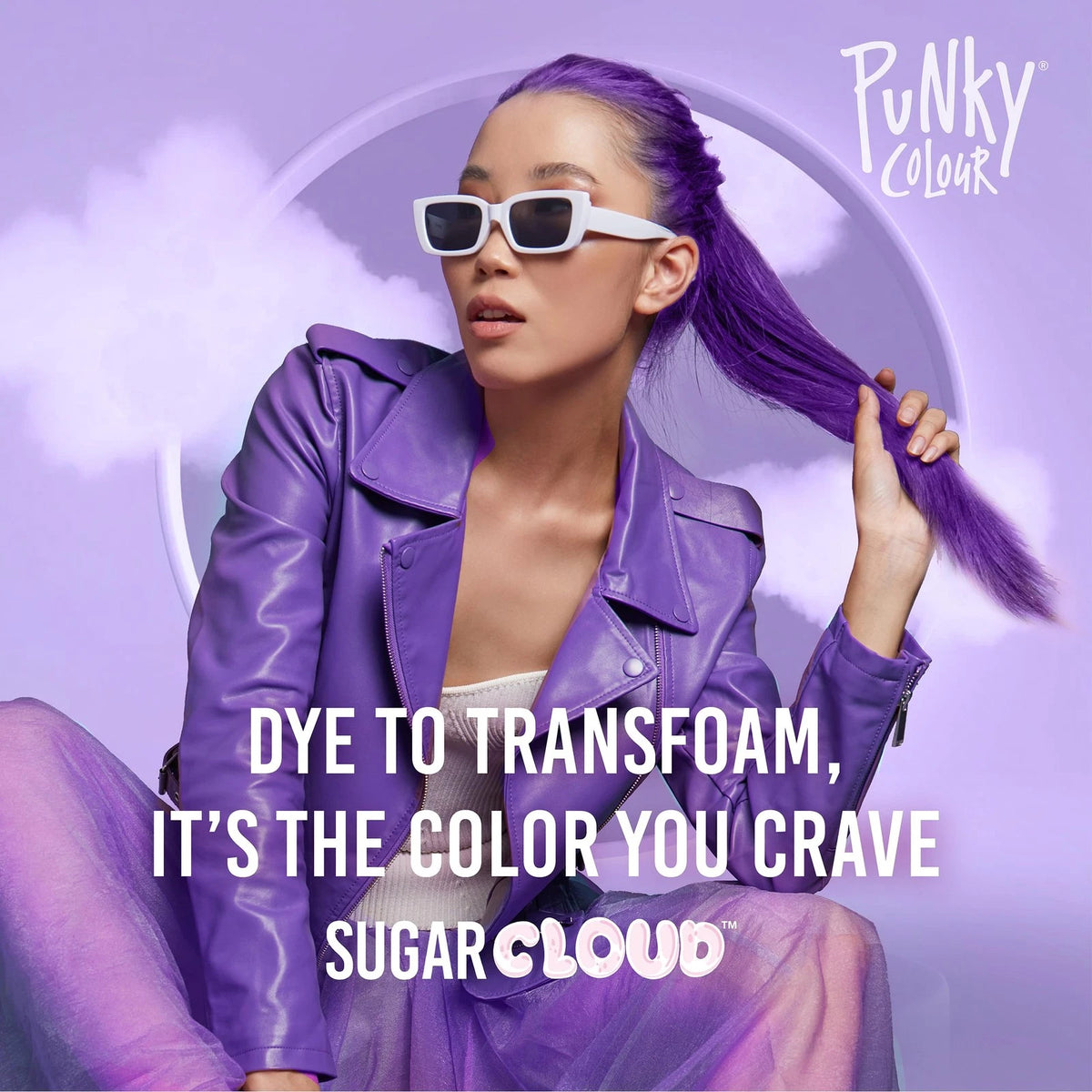 Punky Sugar Cloud Semi-Permanent Foam Hair Color for (Pack of 1)