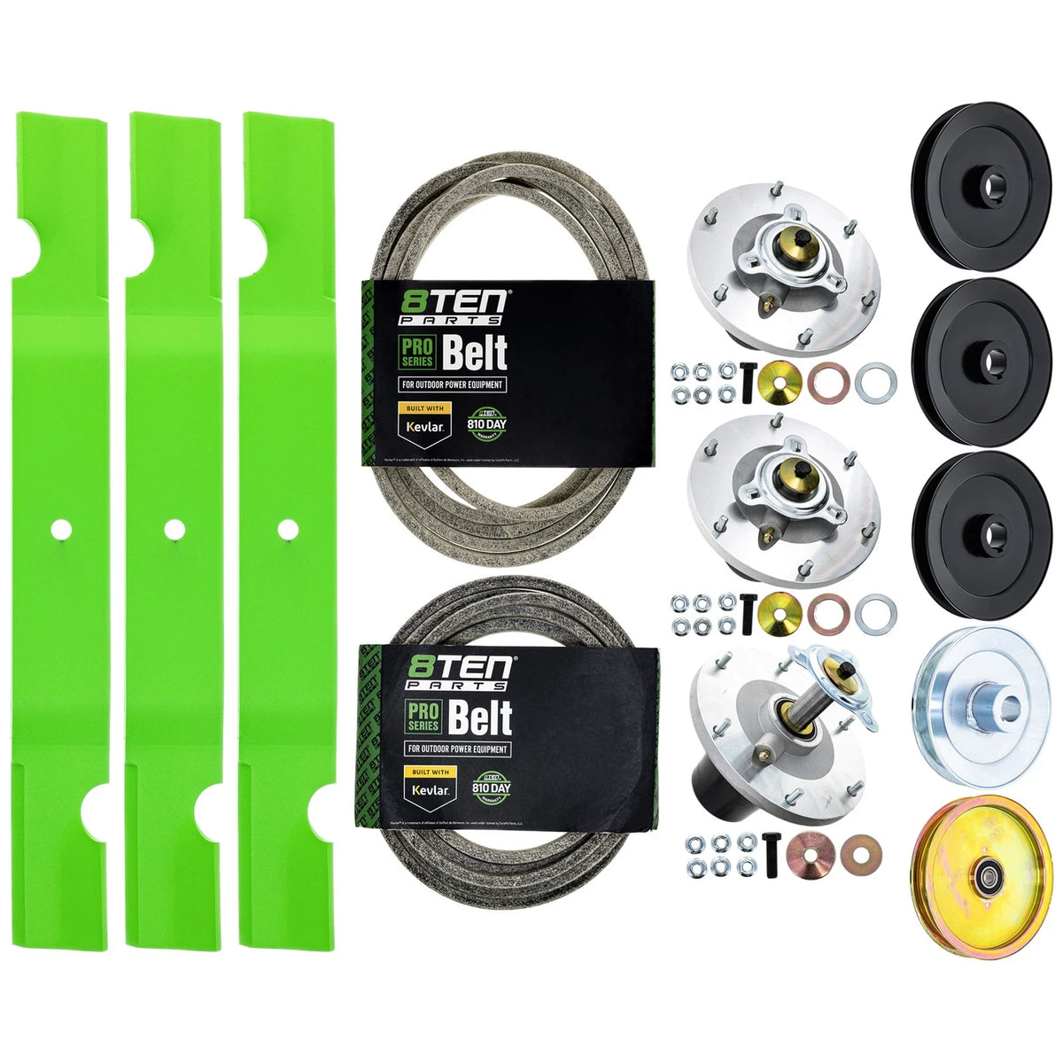 Deck Rebuild Kit for Grasshopper 335B 329B M161 61-Inch (320239, 382085, 382111, 393250)