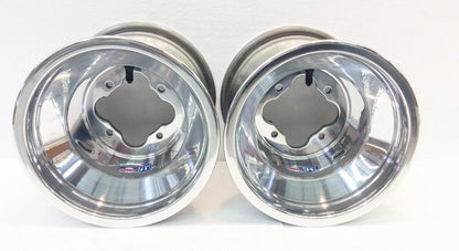 DWT Polished A5 9" Rear Wheels Rims for Yamaha YFZ450 Banshee Raptor (2000–2023)