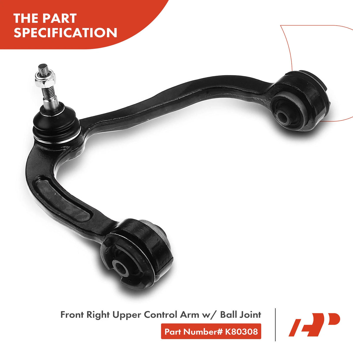 Set of 4 Front Control Arm Ball Joints for Ford F-150 (2005–2008) - 4L3Z3085AA, 4L3Z3085AB, RK80306