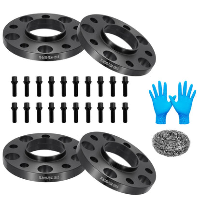 15mm + 20mm Hubcentric Wheel Spacers for BMW 318i (1998–2013) 5x120