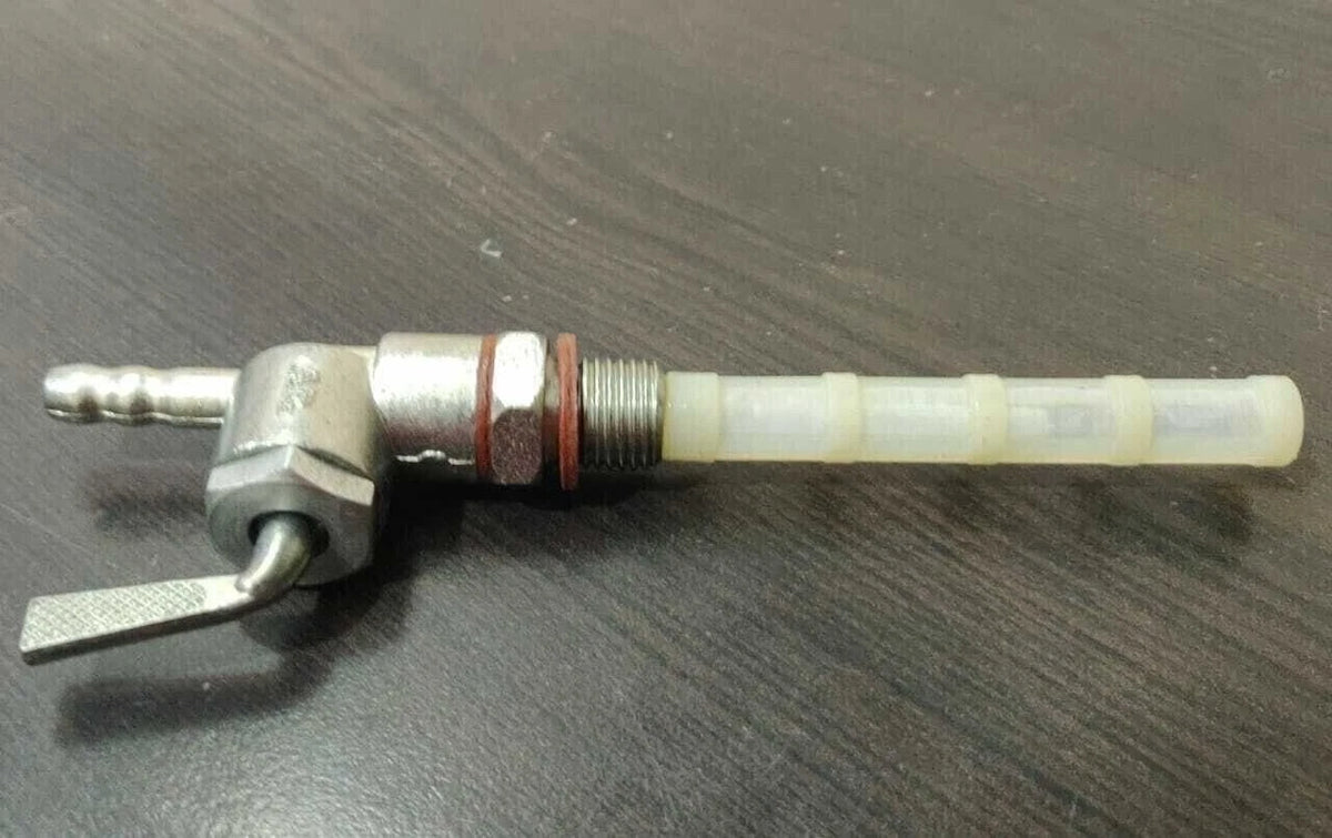 Universal Gas Petrol Fuel Tap 1/4" for Classic Motorbikes (UK)