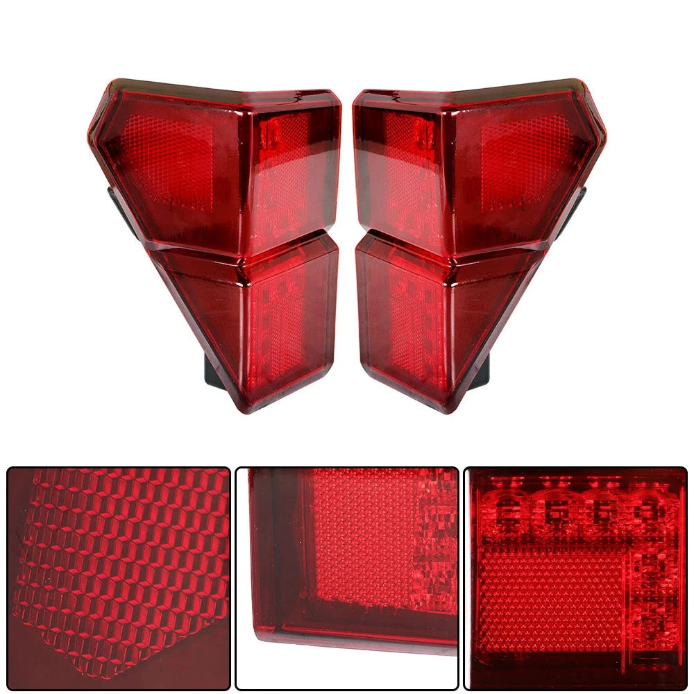 Set of 2 Rear Tail Lights for Polaris Ranger 1000 XP CREW (2018–2022) AUD43744D