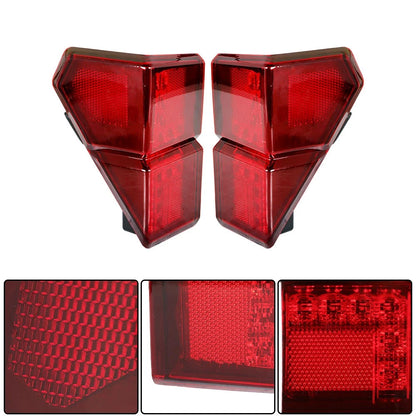Set of 2 Rear Tail Lights for Polaris Ranger 1000 XP CREW (2018–2022) AUD43744D