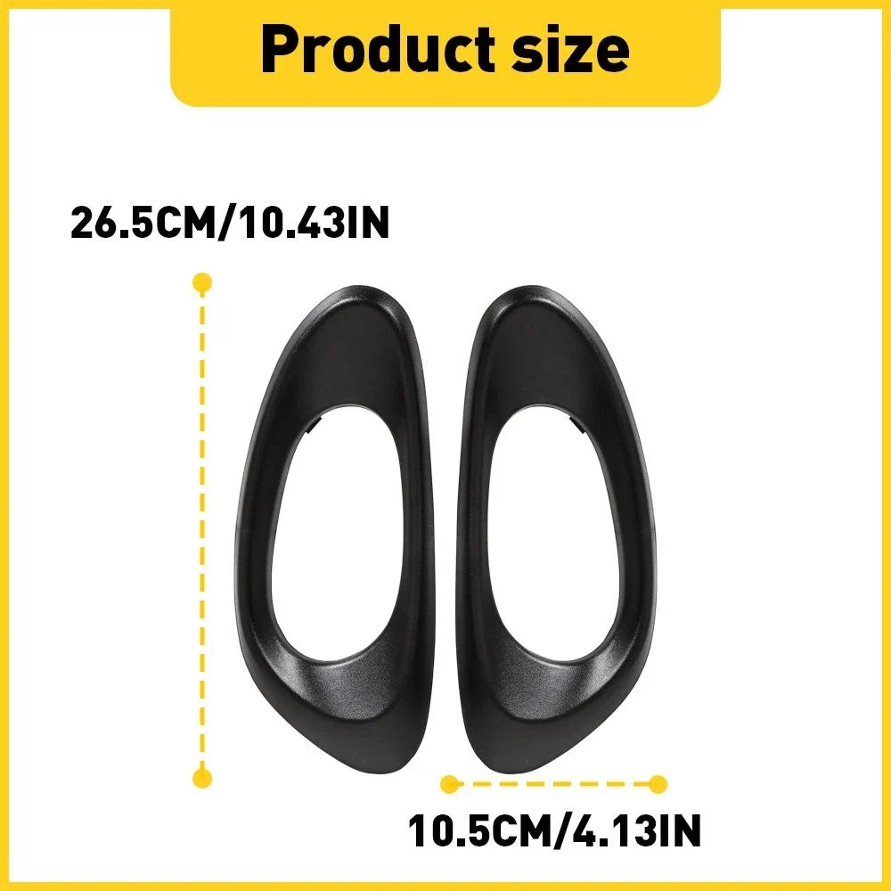 Set of 2 Inside Front Door Handle Bezel Trim for Chevy Trailblazer (2002–2009)