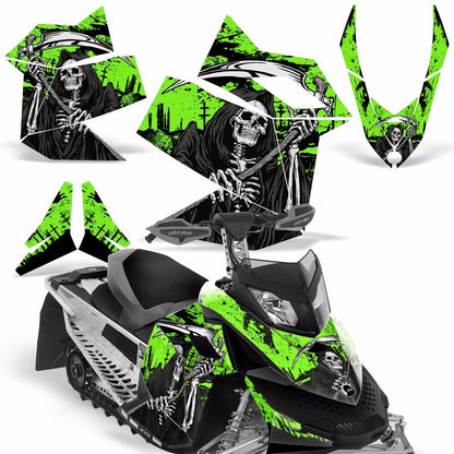 Snowmobile Graphics Kit for Ski Doo Rev XP (2008–2012)