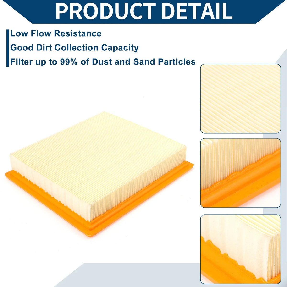 Set of 2 Engine Air Filters No. 04891916AA for Dodge Journey (2009–2020)