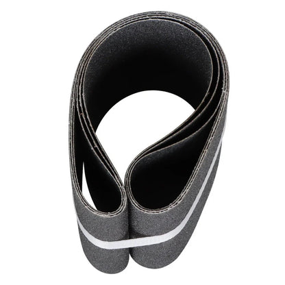 Set of 3 Sanding Belts for 4 Inch X 36 Inch Sander (80 Grit)