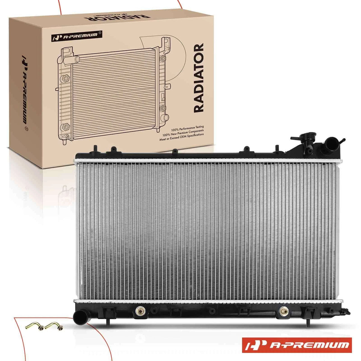 Radiator with Oil Cooler for Subaru Forester (2006–2008) Turbocharged