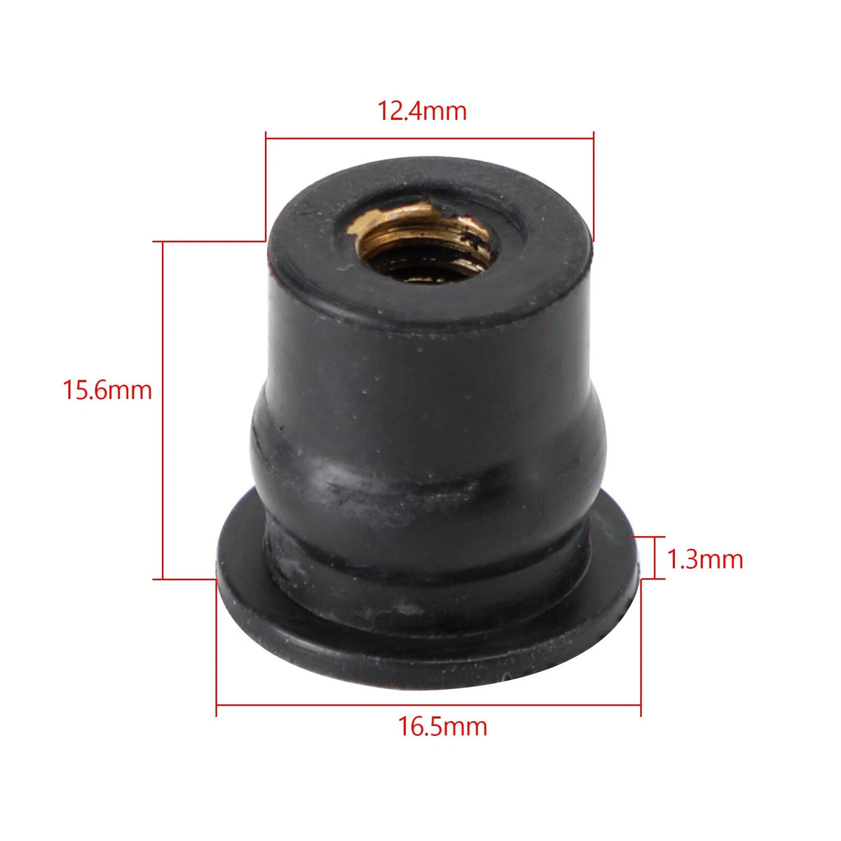 100X Well Nuts for Motorcycle (M525-A083)