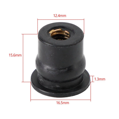 100X Well Nuts for Motorcycle (M525-A083)