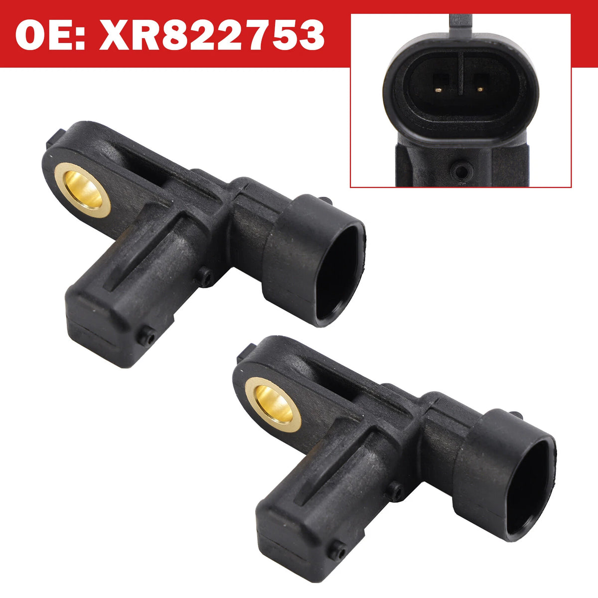 2X Rear ABS Wheel Speed Sensor XR822753 ALS524 5S10775 for Jaguar S Type (2000–2008)