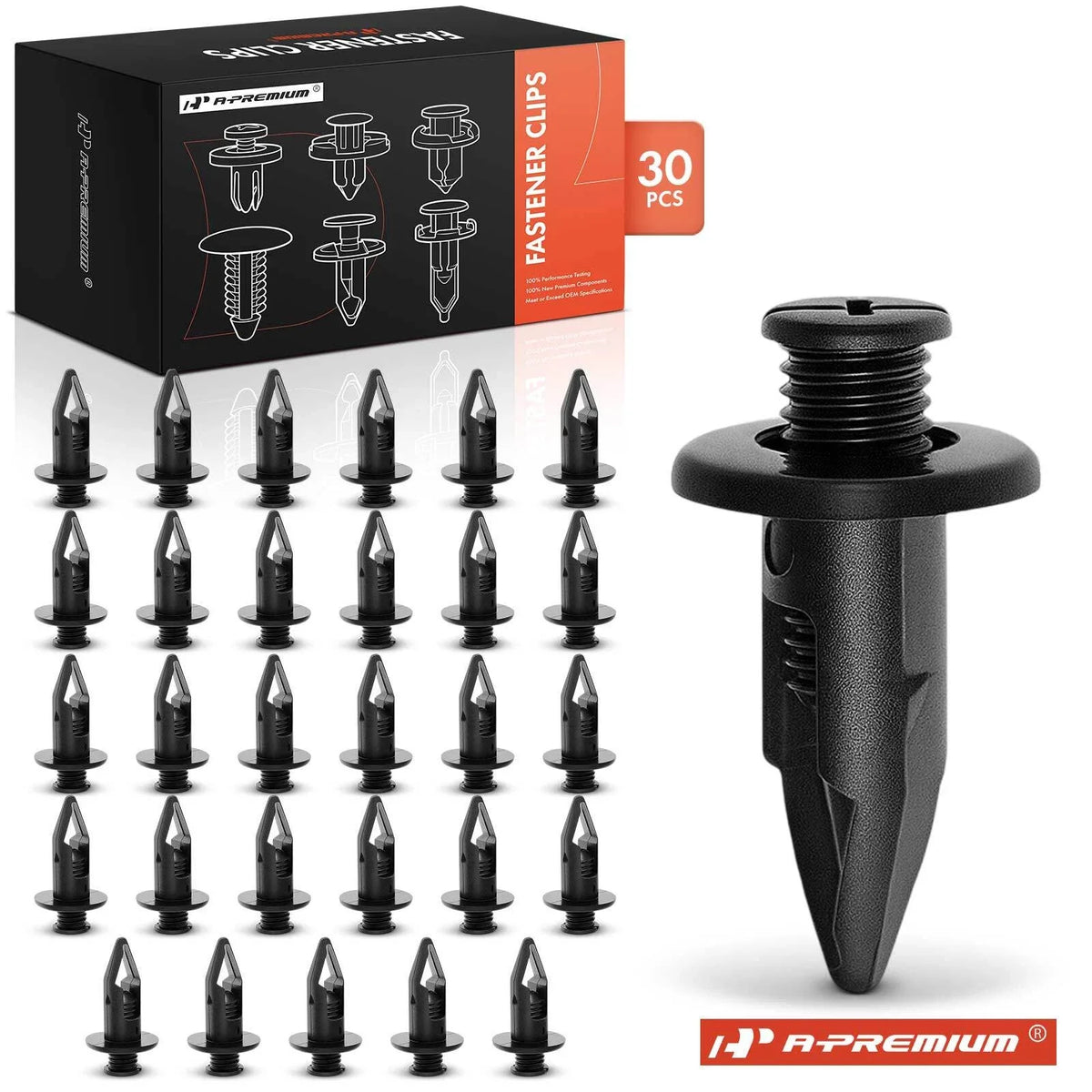 30Pcs Bumper Fascia Retainer Clips for Honda Accord