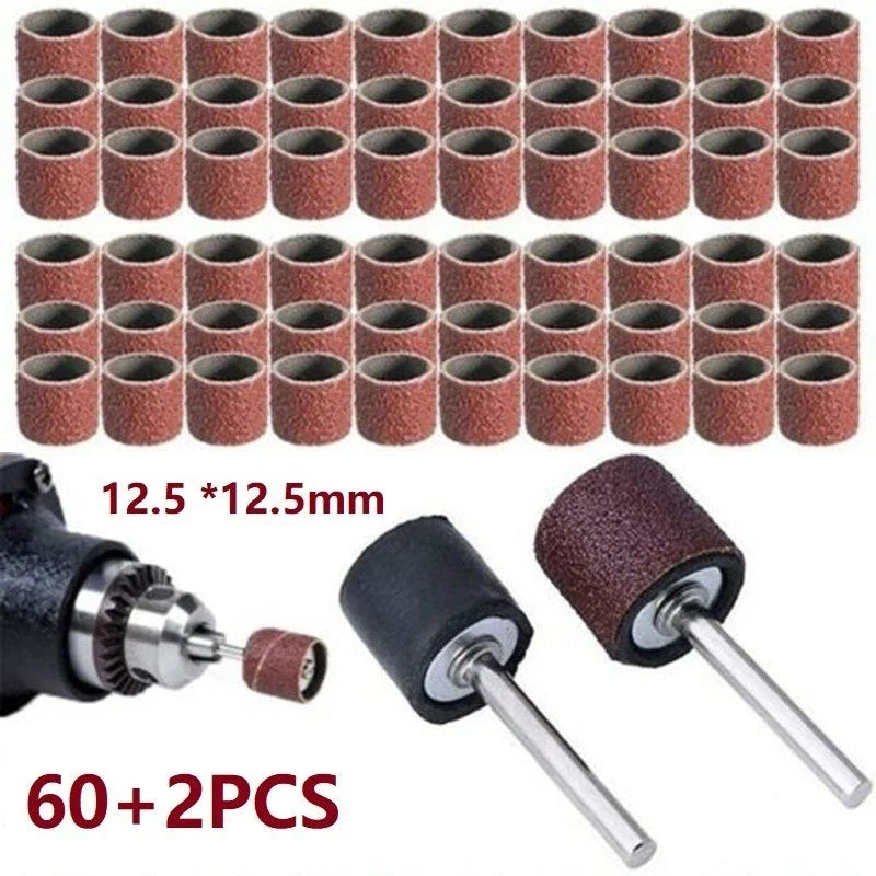 60pcs 150 Grit Sanding Belts for Jewelry Polishing Tools (1/2in x 1/2in)